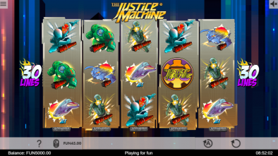 The Justice Machine slot game Happyluke