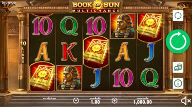 FInd Out How You Can Get Upto x10000 Godlike Win at Book of Sun: Multichance